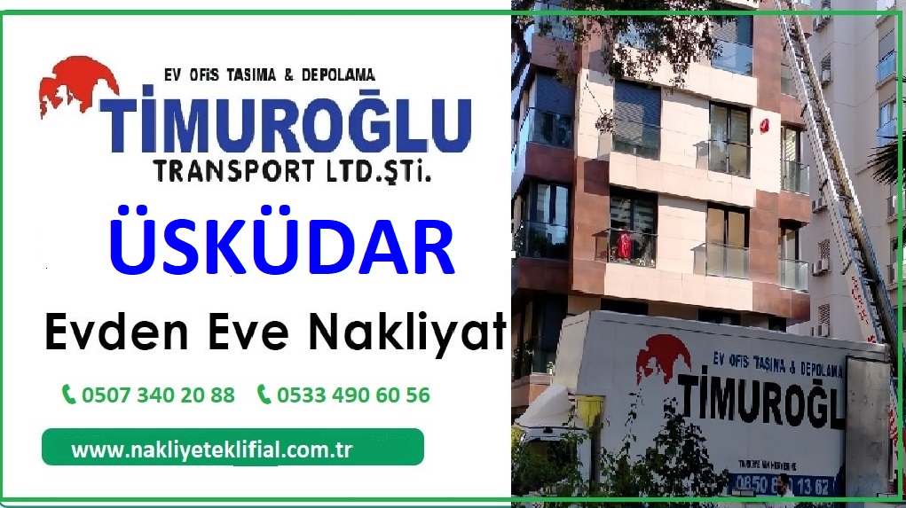 Üsküdar evden eve nakliyat
