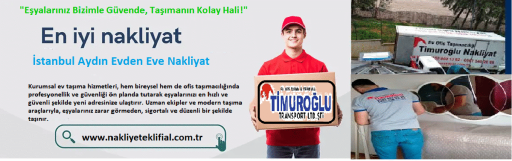 İstanbul Aydın Evden Eve Nakliyat