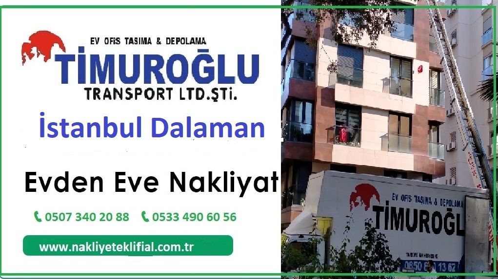 İstanbul Dalaman Evden Eve Nakliyat