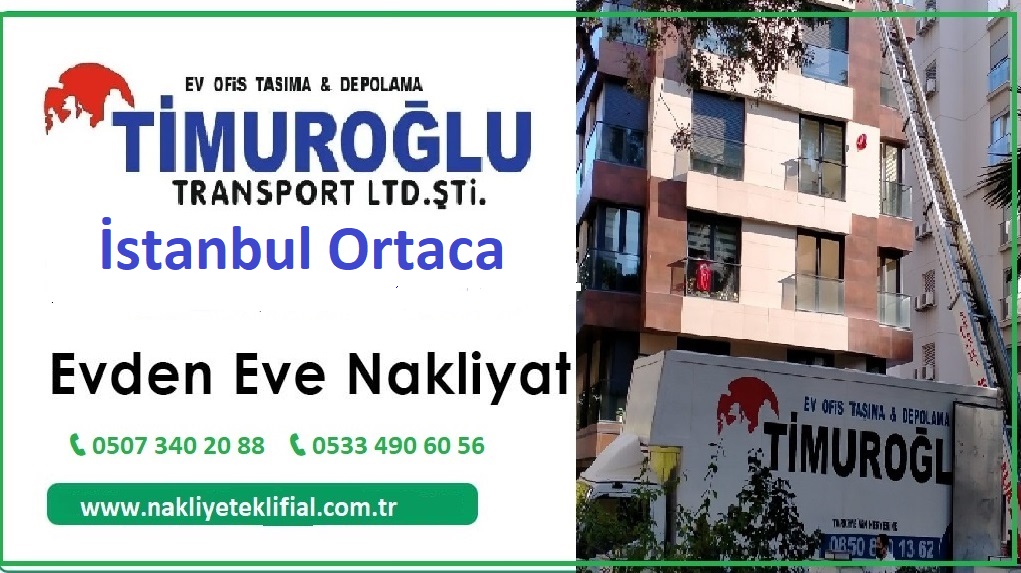 İstanbul Ortaca Evden Eve Nakliyat